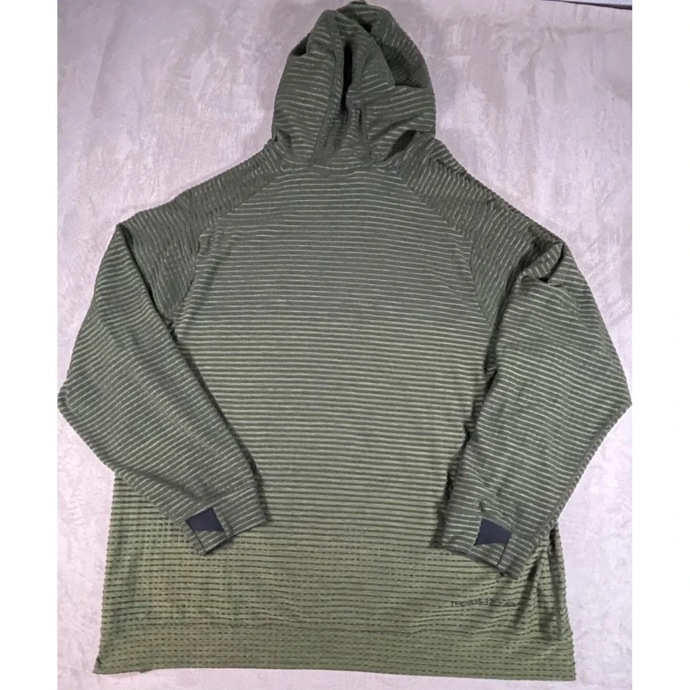 Nike Hoodie Mens XXL Green Therma-FIT ADV Nike Pro Textured Training Pullover